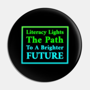 Illuminate the Future with Literacy Pin