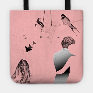 Love birds Tote