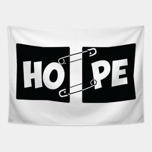 Hope, faith and Dream Motivational Design Tapestry