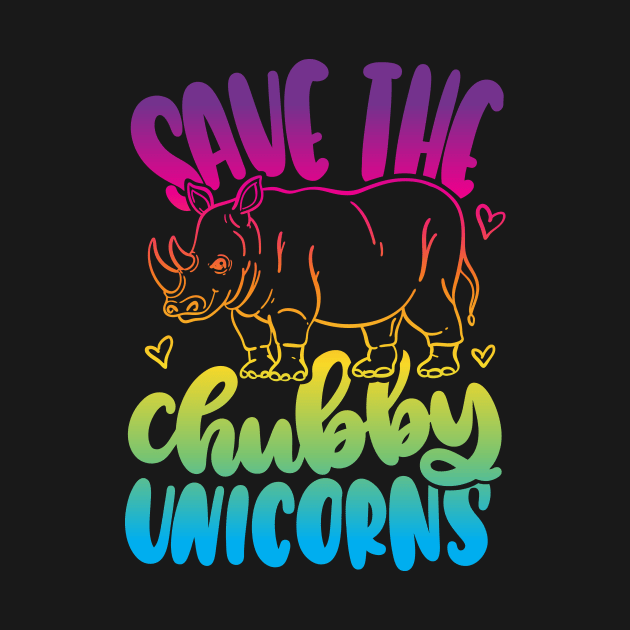 Save The Chubby Unicorns by Blot & Ink