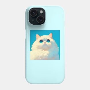 Blue-eyed Fluff III Phone Case