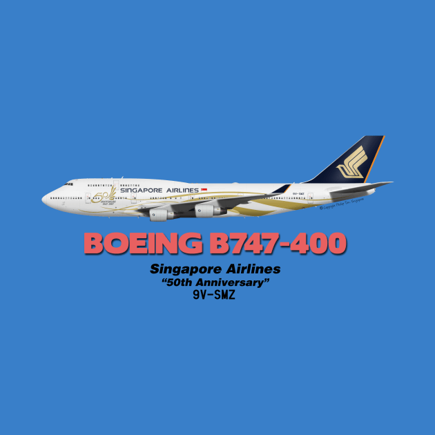 Boeing B747-400 - Singapore Airlines "50th Anniversary" by TheArtofFlying