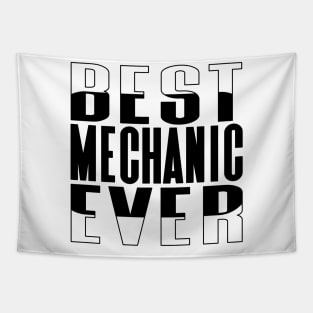 Best Mechanic Ever Rounded Rectangle Tapestry