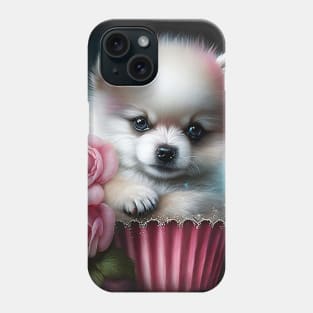 Pomsky Rose Art Phone Case