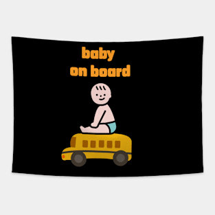 baby on board Tapestry