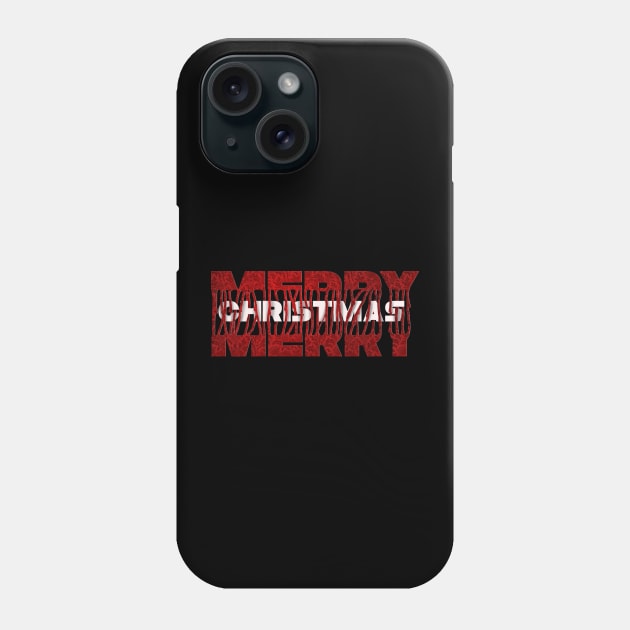 Merry Christmas horror Phone Case by SAN ART STUDIO 