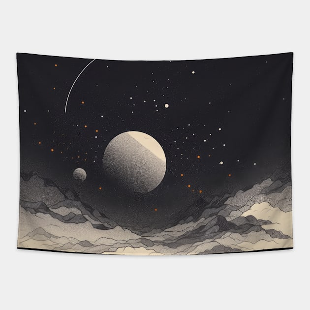 Dark Night Tapestry by Sheptylevskyi