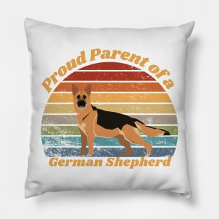 Proud Parent of a German Shepherd Pillow