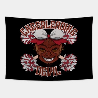 Cheerleading Devil Tapestry