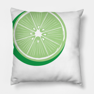 Tropical Lime Design by Cricky Pillow