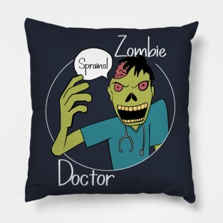 Halloween Zombie Doctor gift Pillow