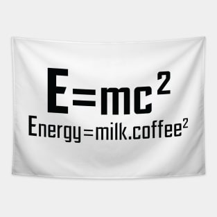 E=mc2 - Funny Physics Joke Tapestry