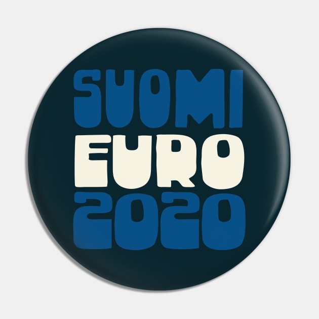 Suomi Euro 2020 Fan Art Soccer Design Pin by DankFutura