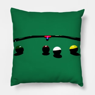 Snooker, the game of Kings Pillow