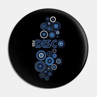 Disco blue Pin