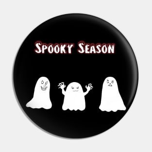 Three ghosts in Spooky Season Pin