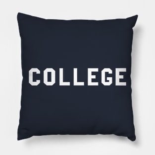 College Pillow