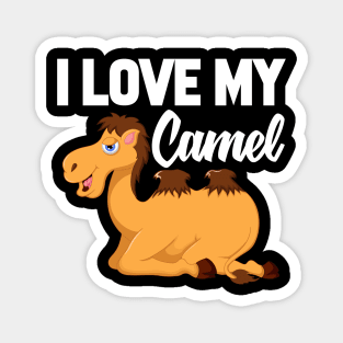 I Love My Camel Magnet