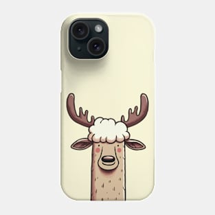 Funny Moose Head Phone Case