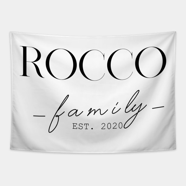 Rocco Family EST. 2020, Surname, Rocco Tapestry by ProvidenciaryArtist