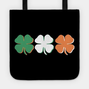 St. Patrick's Day Irish American Flag Shirt Shamrock Tote