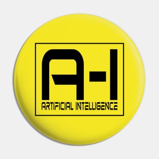 AI Artificial Intelligence Science Fiction Pin