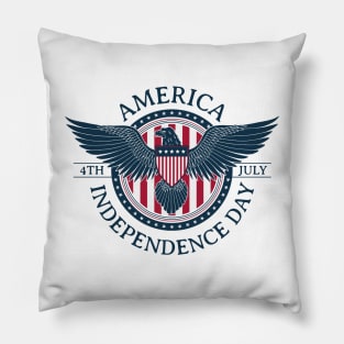 America Independence Day Pillow