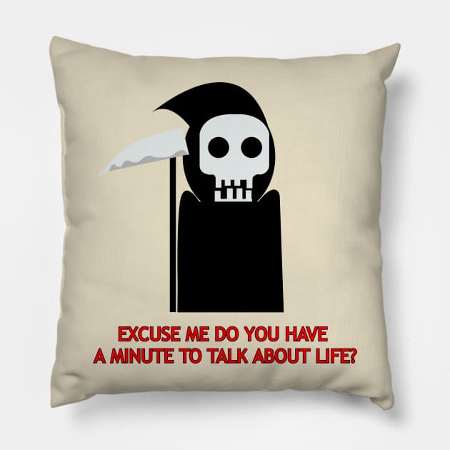 Little reaper Pillow by G4M3RS