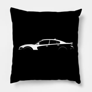 Dodge Charger SRT Hellcat Redeye Silhouette Pillow