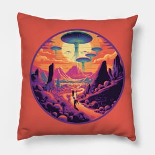 Desert Dominion, Invasion of the Tentacled Monarch Jellyfish Pillow