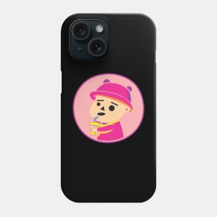 bubble tea boy Phone Case