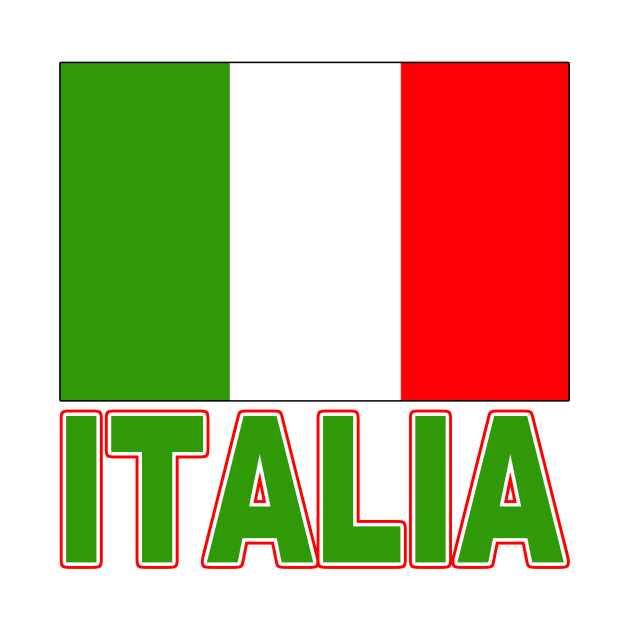 The Pride of Italia - Italian Flag Design and Language by Naves