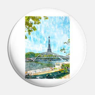 Eiffel Tower Across The Canal. For Eiffel Tower & Paris Lovers. Pin