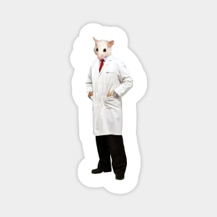 Scientist Mouse Magnet