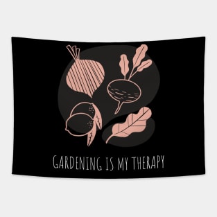 Gardening Is My Therapy Garden Lovers Tapestry