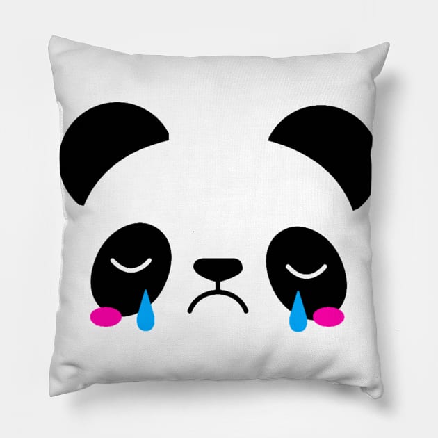 Sad panda Pillow by Aymen designer 