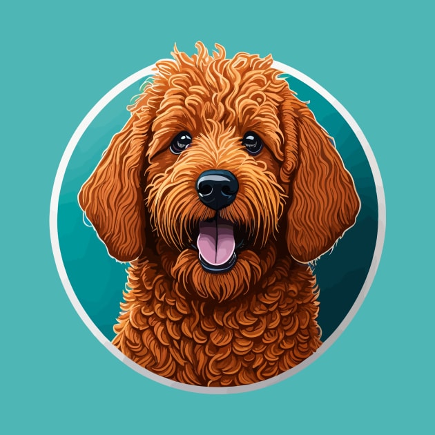 Golden Doodle Portrait by SpriteGuy95