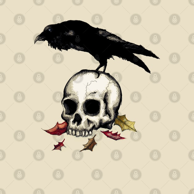 Crow Skull by LVBart