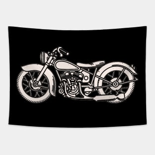 I love my Motorcycle | Retro Vintage Motorcycle Tapestry