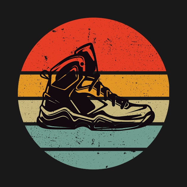 Vintage Art Basketball Shoe by mieeewoArt