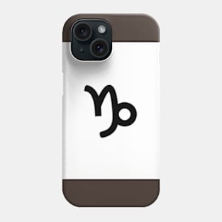 Capricorn Symbol Art Phone Case