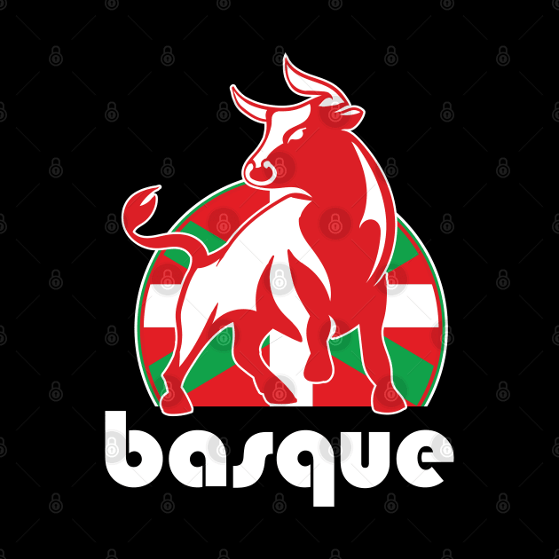Aatxe - The Basque Bull - Basque print Basque Pride product by Vector Deluxe