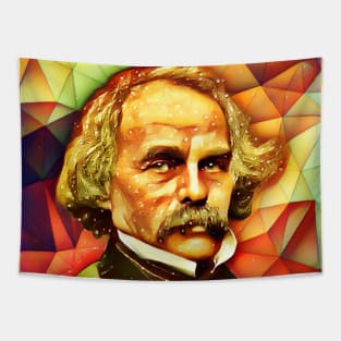 Nathaniel Hawthorne Snow Portrait | Nathaniel Hawthorne Artwork 8 Tapestry