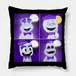 Boo Berry in four different styles Pillow