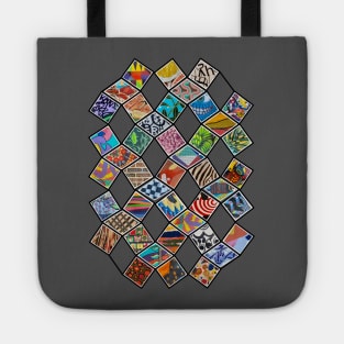 Structured Photo Collage Tote