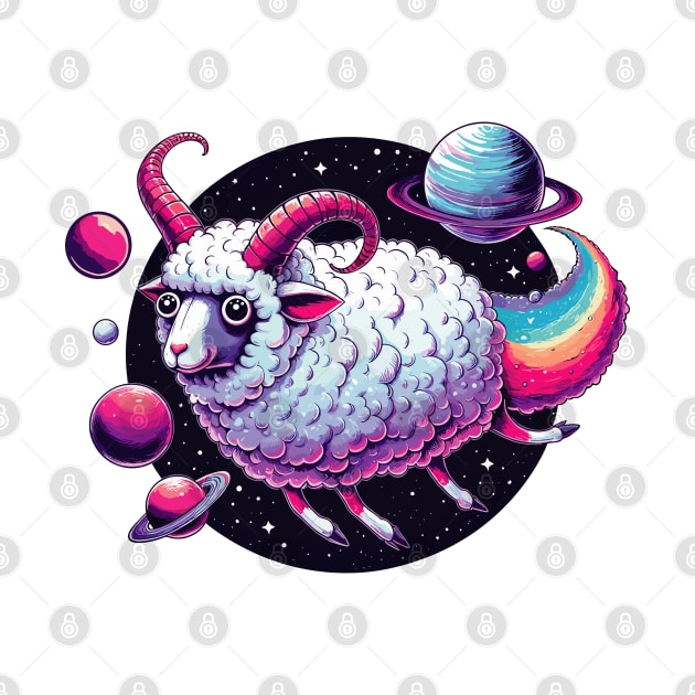 Space Sheep by katzura