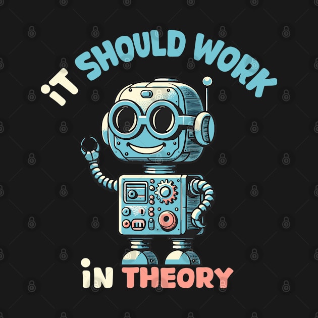 It Should Work In Theory Funny Robotics Engineer by BOB