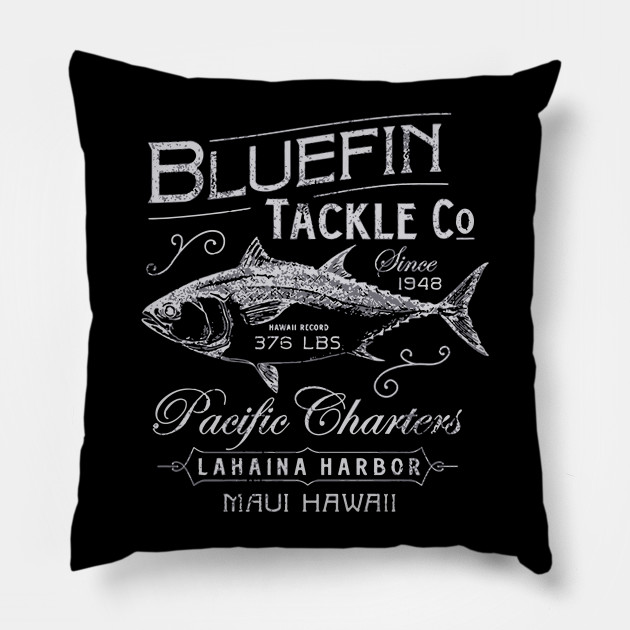 Fishing Hawaii Cool Funny Logo Funnytee Pillow Teepublic