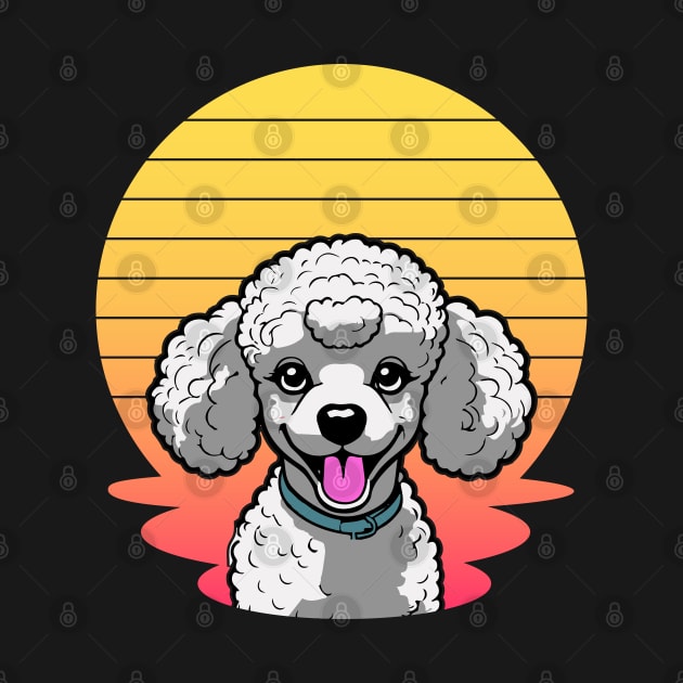 cute poodle dog enthusiasts breeds dog by greatnessprint