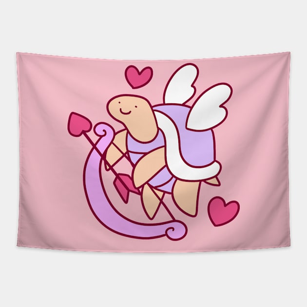 Cupid Turtle Tapestry by saradaboru